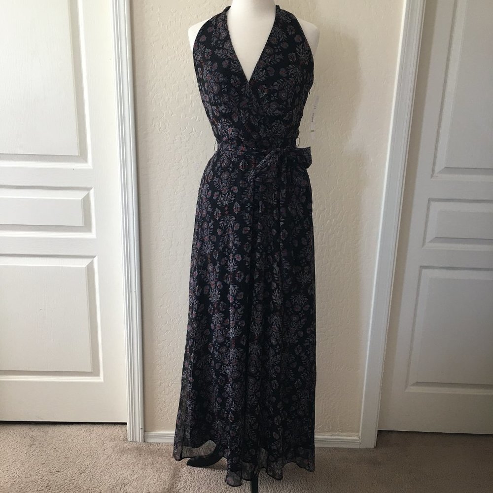 Chetta B Maxi Floral Dress, Size 4